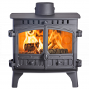 SHU1351 Hunter Herald 8 Eco, Wood Burner, Double Door <!DOCTYPE html>
<html>
<head>
<title>Hunter Herald 8 Eco Wood Burner</title>
</head>
<body>

<h1>Hunter Herald 8 Eco, Wood Burner, Double Door</h1>

<!-- Product Image Placeholder -->
<div>
<img src=\"URL-to-Hunter-Herald-8-Eco-Image.jpg\" alt=\"Hunter Herald 8 Eco Wood Burner Double Door\">
</div>

<!-- Product Description -->
<p>The Hunter Herald 8 Eco Wood Burner is a beautifully crafted double-door stove designed for those seeking a balance between efficiency, performance, and style. Approved for use in smoke control areas, this eco-friendly wood burner ensures a greener heating solution for your living space.</p>

<!-- Product Features -->
<ul>
<li><strong>Nominal Output:</strong> 5kW to 8kW adjustable heat output to suit your comfort level.</li>
<li><strong>EcoDesign Ready:</strong> Compliant with the EcoDesign 2022 standards for lower emissions and improved fuel economy.</li>
<li><strong>Cleanburn Technology:</strong> Maximizes combustion for a more efficient burn and higher heat output.</li>
<li><strong>Airwash System:</strong> Keeps the glass doors clean, providing an unobstructed view of the flames.</li>
<li><strong>Double Door Design:</strong> Classic double-door look with removable crosses for a clear or patterned appearance.</li>
<li><strong>Construction Material:</strong> Built with high-quality steel for longevity and efficient heat conduction.</li>
<li><strong>Multi-Fuel Grate:</strong> Allows for the burning of both wood and solid fuel for versatility and convenience.</li>
<li><strong>User-Friendly Controls:</strong> Simple and precise air control for ease of use and optimal combustion.</li>
<li><strong>Large Firebox:</strong> Spacious chamber accommodates larger logs, reducing the need for frequent reloading.</li>
<li><strong>Removable Ash Pan:</strong> Facilitates easy cleaning and maintenance.</li>
<li><strong>British Made:</strong> Proudly designed and manufactured in the UK, ensuring quality craftsmanship.</li>
</ul>

</body>
</html> Hunter Herald 8 Eco, Wood Burner, Multi-Fuel Stove, Double Door, Clean Burn System