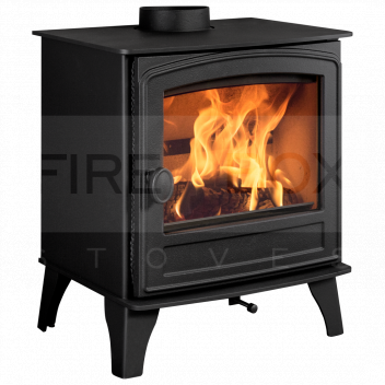 SHU1220 Hunter Herald 5 Eco, Wood Burner, Single Door <!DOCTYPE html>
<html lang=\"en\">
<head>
<meta charset=\"UTF-8\">
<meta name=\"viewport\" content=\"width=device-width, initial-scale=1.0\">
<title>Hunter Herald 5 Eco Wood Burner Product Description</title>
</head>
<body>
<section id=\"product-description\">
<h1>Hunter Herald 5 Eco Wood Burner - Single Door</h1>
<p>The Hunter Herald 5 Eco wood burner combines timeless design with modern combustion technology to create a sustainable heating solution perfect for any home. The single-door model offers a clear, uninterrupted view of the roaring fire inside.</p>

<ul>
<li>Defra Approved - Suitable for smoke control areas</li>
<li>EcoDesign Ready - Meets future emissions regulations</li>
<li>High Efficiency - With a rating of up to 82.1%</li>
<li>Clean Burn Technology - Minimizes emissions and maximizes fuel efficiency</li>
<li>Airwash System - Keeps the glass door clean for an unspoiled view</li>
<li>Robust Cast Iron Construction - Ensures durability and longevity</li>
<li>Adjustable Airflow - Allows for greater control over the burn rate</li>
<li>5kW Heat Output - Ideal for small to medium-sized rooms</li>
<li>Multi-Fuel Option - Can burn wood or smokeless fuel</li>
<li>Easy to Use and Maintain</li>
<li>10 Year Warranty - Peace of mind with a long warranty period</li>
</ul>
</section>
</body>
</html> Hunter Herald 5, Eco Wood Burner, Single Door Stove, Clean Burn System, Multi-Fuel Heater