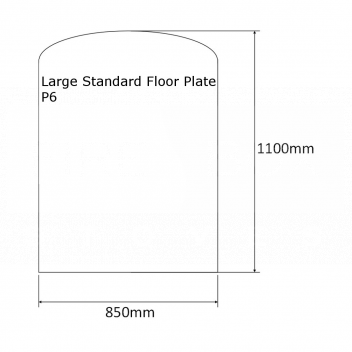 SWE2025 Toughened Glass Standard Floor Plate, 12mm x 85cm x 110cm <!DOCTYPE html>
<html lang=\"en\">
<head>
<meta charset=\"UTF-8\">
<meta name=\"viewport\" content=\"width=device-width, initial-scale=1.0\">
<title>Toughened Glass Standard Floor Plate</title>
</head>
<body>
<div>
<h1>Toughened Glass Standard Floor Plate</h1>
<p>Enhance your living space with our premium quality Toughened Glass Standard Floor Plate, designed to offer protection and a sleek look to your flooring.</p>
<ul>
<li>Material: High-grade toughened glass</li>
<li>Thickness: 12mm for superior durability</li>
<li>Width: 85cm to accommodate various stove sizes</li>
<li>Length: 110cm for ample coverage area</li>
<li>Heat Resistant: Ideal for use under stoves and fireplaces</li>
<li>Scratch Resistant: Maintains a polished look over time</li>
<li>Easy to Clean: Simply wipe with a damp cloth to remove dust and spills</li>
<li>Transparent Design: Complements any interior decor without distracting from your aesthetic</li>
<li>Edges: All edges are polished for safety and a finished appearance</li>
<li>Installation: Straightforward, with no need for specialized tools</li>
</ul>
</div>
</body>
</html> toughened glass floor plate, 12mm tempered glass, 85cm x 110cm glass panel, heat-resistant glass floor, standard size glass plate