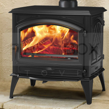 SDV1145 Dovre 760WD Woodburning Stove, Matt Black <!DOCTYPE html>
<html lang=\"en\">
<head>
<meta charset=\"UTF-8\">
<title>Dovre 760WD Woodburning Stove, Matt Black</title>
</head>
<body>
<section id=\"product_description\">
<h1>Dovre 760WD Woodburning Stove, Matt Black</h1>
<p>
The Dovre 760WD is a high-quality woodburning stove designed to bring warmth and comfort to any home. Its classic matt black finish and robust construction make it a practical and aesthetically pleasing addition to your living space.
</p>
<ul>
<li>High-efficiency woodburning technology</li>
<li>Large glass door for an unobstructed view of the flames</li>
<li>Airwash system to keep the glass clean</li>
<li>Cast iron construction with matt black finish</li>
<li>Spacious firebox that can accommodate logs up to 32cm in length</li>
<li>Top and rear flue exit options for flexible installation</li>
<li>Rated output of 11kW with a heating capacity of up to 200m³</li>
<li>Easy-to-operate air controls for efficient combustion</li>
<li>External air supply compatible for improved room ventilation</li>
<li>Detachable handle for safety and a sleek look</li>
<li>Dimensions: 765mm (H) x 705mm (W) x 550mm (D)</li>
<li>Meets European EN 13240 standard for safety and efficiency</li>
</ul>
</section>
</body>
</html> Dovre 760WD Stove, Woodburning Stove, Matt Black Stove, High Efficiency Fireplace, Cast Iron Stove