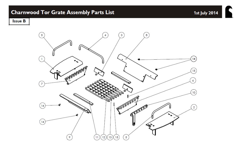 Tor Grate Assembly - appliance_3060