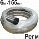 9106203 155mm Multi-Fuel (904) Flexi Liner (Per Metre) <!DOCTYPE html>
<html lang=\"en\">
<head>
<meta charset=\"UTF-8\">
<meta name=\"viewport\" content=\"width=device-width, initial-scale=1.0\">
<title>155mm Multi-Fuel (904) Flexi Liner (Per Metre)</title>
</head>
<body>
<h1>155mm Multi-Fuel (904) Flexi Liner (Per Metre)</h1>
<p>The 155mm Multi-Fuel (904) Flexi Liner is a premium quality, highly durable flue lining solution designed for a variety of stoves and heating applications. Ideal for both new installations and upgrades, this flexible liner ensures a safe and efficient exhaust pathway for multi-fuel systems.</p>
<ul>
<li>High-grade 904 stainless steel construction for maximum durability</li>
<li>155mm diameter suitable for a wide range of stove sizes</li>
<li>Multi-fuel compatibility, including wood, coal, gas, and oil-burning appliances</li>
<li>Flexible design allows for easy installation in challenging flue configurations</li>
<li>Resistant to corrosion and thermal stress for long-lasting performance</li>
<li>Sold per metre to allow for custom lengths tailored to specific installation needs</li>
<li>Compliant with relevant safety and building standards</li>
<li>Supplied with a warranty for peace of mind</li>
</ul>
</body>
</html> 155mm Flexi Liner, 904 Liner, Multi-Fuel Liner, Chimney Liner Per Metre, Flexible Flue Liner