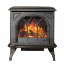 SGZ5030 Gazco Huntingdon 40 Electric Stove, Matt Black, Tracery Door <!DOCTYPE html>
<html lang=\"en\">
<head>
<meta charset=\"UTF-8\">
<meta name=\"viewport\" content=\"width=device-width, initial-scale=1.0\">
<title>Gazco Huntingdon 40 Electric Stove - Matt Black with Tracery Door</title>
</head>
<body>

<div class=\"product-description\">
<h1>Gazco Huntingdon 40 Electric Stove, Matt Black, Tracery Door</h1>
<img src=\"link_to_image.jpg\" alt=\"Gazco Huntingdon 40 Electric Stove\">
<p>The Gazco Huntingdon 40 Electric Stove is a classically designed electric stove that exudes the charm of a traditional wood burner while offering modern convenience and functionality.</p>

<ul>
<!-- Product Features -->
<li><strong>Color:</strong> Matt Black</li>
<li><strong>Door Style:</strong> Tracery Door</li>
<li><strong>Heating Power:</strong> Up to 2kW heat output</li>
<li><strong>Flame Effect:</strong> VeriFlame™ technology with three brightness levels, including a blue flame effect</li>
<li><strong>Remote Control:</strong> Comes with remote control for easy operation</li>
<li><strong>Fuel Bed:</strong> Realistic log effect</li>
<li><strong>Thermostatic Control:</strong> Built-in thermostat for automatic temperature control</li>
<li><strong>Programmable:</strong> Timer function for daily/weekly programming</li>
<li><strong>Efficiency:</strong> Highly efficient with virtually no heat loss</li>
<li><strong>Installation:</strong> No chimney or flue required for easy installation</li>
<li><strong>Additional Features:</strong> Can be used independently of the heat to enjoy the flame effect year-round</li>
<li><strong>Dimensions:</strong> (width x height x depth): 641mm x 653mm x 400mm</li>
<li><strong>Warranty:</strong> Manufacturer\'s warranty included</li>
</ul>
</div>

</body>
</html> Gazco Huntingdon 40, Electric Stove, Matt Black, Tracery Door, Fireplace