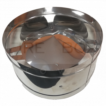 8805404 125mm Anti-Downdraught Cowl, S-Flue <!DOCTYPE html>
<html lang=\"en\">
<head>
<meta charset=\"UTF-8\">
<title>125mm Anti-Downdraught Cowl, S-Flue</title>
</head>
<body>
<h1>125mm Anti-Downdraught Cowl, S-Flue</h1>
<p>The 125mm Anti-Downdraught Cowl for S-Flue systems is designed to optimize your chimney\'s airflow and prevent downdraughts. It provides a great solution to common issues such as smoke blowing back into the room. This cowl is easy to install and is built to withstand harsh weather conditions.</p>

<ul>
<li>Prevents downdraught and improves chimney draft.</li>
<li>Designed to fit 125mm (5 inches) S-flue pipes.</li>
<li>Durable construction suitable for all fuel types.</li>
<li>Manufactured from high-quality stainless steel for long-lasting performance.</li>
<li>Simple installation process - no special tools required.</li>
<li>Streamlined design minimizes wind impact.</li>
<li>Effective in preventing bird and debris entry into the chimney.</li>
<li>Comes with a robust strap fixing system for secure attachment.</li>
<li>Resists corrosion even in coastal or high-salinity areas.</li>
</ul>
</body>
</html> 125mm Anti-Downdraught Cowl, S-Flue, Chimney Cap, Wind Resistant Vent, Stainless Steel Flue Protector
