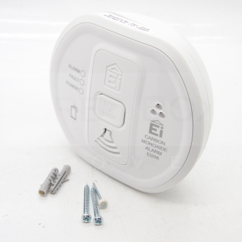 TJ2612 Carbon Monoxide Alarm, Aico Ei208WRF, RadioLINK RF Connected <!DOCTYPE html>
<html lang=\"en\">
<head>
<meta charset=\"UTF-8\">
<meta name=\"viewport\" content=\"width=device-width, initial-scale=1.0\">
<title>Aico Ei208WRF Carbon Monoxide Alarm - Product Description</title>
</head>
<body>
<h1>Aico Ei208WRF Carbon Monoxide Alarm</h1>
<p>The Aico Ei208WRF Carbon Monoxide Alarm is an essential safety device designed to alert you to dangerous carbon monoxide levels in your home or workplace. This alarm is equipped with RadioLINK RF connectivity, allowing for wireless interlinking with other alarms, creating a comprehensive safety network. Its features include:</p>
<ul>
<li>Electrochemical sensor specifically designed to detect carbon monoxide (CO)</li>
<li>RadioLINK wireless interconnectivity for easy expansion of your safety network without the need for cabling</li>
<li>Battery powered with a sealed-in lithium battery for a 10-year life span</li>
<li>AudioLINK data extraction technology for alarm status and CO levels via sound-based diagnostics</li>
<li>Large test/hush button for regular testing and silencing false alarms</li>
<li>End-of-life indicator alerts you to replace the alarm after 10 years of protection</li>
<li>Pre-alarm indicator provides early warning of CO detection</li>
<li>Memory function records if CO has been detected during a period of absence</li>
<li>Easy-to-install mounting bracket for quick setup</li>
<li>Complies with EN 50291-1:2010 and EN 50291-2:2010 standards</li>
</ul>
<p>The Aico Ei208WRF Carbon Monoxide Alarm is an ideal solution for ensuring the safety of your environment against the dangers of carbon monoxide.</p>
</body>
</html> carbon monoxide alarm, Aico Ei208WRF, RadioLINK RF, interconnected CO detector, wireless CO alarm