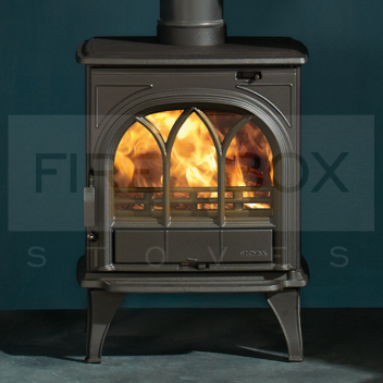 SVX1505 Stovax Huntingdon 25 Stove, Matt Black, Tracery Door <!DOCTYPE html>
<html lang=\"en\">
<head>
<meta charset=\"UTF-8\">
<meta name=\"viewport\" content=\"width=device-width, initial-scale=1.0\">
<title>Stovax Huntingdon 25 Stove - Matt Black with Tracery Door</title>
</head>
<body>
<article>
<h1>Stovax Huntingdon 25 Stove - Matt Black with Tracery Door</h1>
<section>
<p>The Stovax Huntingdon 25 Stove is a high-quality heating appliance that combines classic design with modern functionality. Perfect for creating a cozy atmosphere in your home.</p>
<ul>
<li>Color: Matt Black</li>
<li>Door Style: Tracery Door</li>
<li>Multi-fuel Capability: Suitable for burning wood and smokeless fuels</li>
<li>Cleanburn System: Ensures higher efficiency and less emissions</li>
<li>Airwash System: Helps keep the glass cleaner for a better view of the flames</li>
<li>Cast Iron Construction: Durable and retains heat for longer periods</li>
<li>Nominal Heat Output: 4.9kW - Ideal for small to medium-sized rooms</li>
<li>Easily Removable Ash Pan: For quick and clean ash removal</li>
<li>Energy Efficiency Class: A</li>
<li>Dimensions: (HxWxD) 590 x 452 x 357mm</li>
<li>Approval: Complies with DEFRA requirements for smoke control areas</li>
</ul>
</section>
</article>
</body>
</html> Stovax Huntingdon 25, Wood Burning Stove, Matt Black Finish, Tracery Door Model, Cast Iron Fireplace
