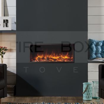 SGZ5102 Gazco eReflex 85R Inset Electric Fire <!DOCTYPE html>
<html lang=\"en\">
<head>
<meta charset=\"UTF-8\">
<meta name=\"viewport\" content=\"width=device-width, initial-scale=1.0\">
<title>Gazco eReflex 85R Inset Electric Fire</title>
</head>
<body>

<div class=\"product-description\">
<h1>Gazco eReflex 85R Inset Electric Fire</h1>
<p>The Gazco eReflex 85R electric fire offers a minimalist, modern aesthetic along with innovative features to create a sophisticated atmosphere in any room. Its inset design allows for a seamless finish, providing an elegant focal point without compromising on functionality.</p>
<ul>
<li>Thermostatic remote control for easy temperature adjustments</li>
<li>Three different flame color settings and 13 different fuel bed lighting colors</li>
<li>Realistic log and crystal ice-effect fuel beds included</li>
<li>Chromalight Immersive LED system to enhance visual depth</li>
<li>Flame and fuel effect lighting can be enjoyed without heat</li>
<li>Energy-efficient design helps to reduce running costs</li>
<li>Easy installation with a fully inset fit into the wall</li>
<li>Multiple operation modes including a programmable timer and eco settings</li>
<li>Frameless design for a clean, contemporary look</li>
<li>Dimensions: Width 890mm x Height 380mm x Depth 300mm</li>
<li>Suitable for a broad range of settings, from homes to commercial spaces</li>
</ul>
</div>

</body>
</html> Gazco eReflex 85R, Inset Electric Fire, eReflex 85R Electric Fireplace, Gazco Electric Fire, 85R Inset Fire