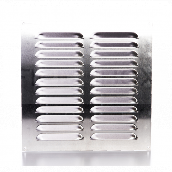 VP2230 Louvre Vent, 9in x 9in Aluminium <!DOCTYPE html>
<html lang=\"en\">
<head>
<meta charset=\"UTF-8\">
<meta name=\"viewport\" content=\"width=device-width, initial-scale=1.0\">
<title>Louvre Vent Product Description</title>
</head>
<body>
<div class=\"product-description\">
<h1>Louvre Vent</h1>
<h2>9in x 9in Aluminium</h2>
<ul>
<li>Dimensions: 9 inches x 9 inches, providing ample coverage for ventilation needs</li>
<li>Material: Crafted from high-quality, durable aluminium for long-lasting use</li>
<li>Design: Louvre style design ensures efficient airflow while preventing the ingress of rain and pests</li>
<li>Installation: Easy to install with pre-drilled holes (screws not included)</li>
<li>Finish: Sleek and smooth aluminium finish adds a modern touch to exteriors</li>
<li>Maintenance: Corrosion-resistant material makes for easy cleaning and low maintenance</li>
<li>Versatility: Suitable for use in domestic or commercial buildings, including warehouses, garages, and utility rooms</li>
<li>Eco-friendly: Aluminium is a recyclable material, promoting environmental sustainability</li>
</ul>
</div>
</body>
</html> Louvre Vent, Aluminum Air Vent, 9x9 Vent Cover, Exterior Louvre Grill, 9-inch Louvre Ventilation
