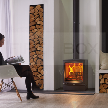 SVX1722 Stovax Vogue Midi Eco Wood Stove with Cast Top Plate <!DOCTYPE html>
<html lang=\"en\">
<head>
<meta charset=\"UTF-8\">
<meta name=\"viewport\" content=\"width=device-width, initial-scale=1.0\">
<title>Stovax Vogue Midi Eco Wood Stove Product Description</title>
</head>
<body>
<article>
<h1>Stovax Vogue Midi Eco Wood Stove with Cast Top Plate</h1>
<section>
<p>Experience the comforting warmth and eco-friendly design of the Stovax Vogue Midi Eco Wood Stove, complete with a robust cast top plate. Perfect for contemporary interiors, this wood-burning stove boasts clean lines and state-of-the-art combustion technology for enhanced efficiency and lower emissions.</p>

<ul>
<li><strong>EcoDesign Ready:</strong> Compliant with the latest regulations for energy efficiency and emissions.</li>
<li><strong>High-Efficiency Burning:</strong> Innovative combustion system for an impressive 81% efficiency rating.</li>
<li><strong>Cast Iron Construction:</strong> Durable cast top plate for longevity and heat retention.</li>
<li><strong>Large Viewing Window:</strong> Equipped with a single large glass door for a clear view of the flames.</li>
<li><strong>Airwash System:</strong> Helps keep the glass clean, reducing the frequency of cleaning.</li>
<li><strong>Multi-Fuel Option:</strong> Capable of burning both wood and approved solid fuels for versatility.</li>
<li><strong>User-Friendly Controls:</strong> Intuitive controls for primary and secondary air make it easy to adjust the burning rate.</li>
<li><strong>Cleanburn Technology:</strong> Ensures more complete combustion of wood, reducing emissions and increasing heat output.</li>
<li><strong>Optional External Air Kit:</strong> Can be configured to draw combustion air directly from outside, suitable for well-sealed homes.</li>
<li><strong>Stylish Aesthetics:</strong> Modern design with a nod to traditional styles fits a variety of home decors.</li>
</ul>
</section>
</article>
</body>
</html> Stovax Vogue Midi, Eco Wood Stove, Cast Top Plate, Contemporary Log Burner, High-Efficiency Fireplace