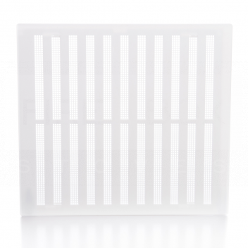 VP2190 Hit & Miss Ventilator, 9x9, White Plastic with Integral Flyscreen <!DOCTYPE html>
<html lang=\"en\">
<head>
<meta charset=\"UTF-8\">
<meta name=\"viewport\" content=\"width=device-width, initial-scale=1.0\">
<title>Hit & Miss Ventilator Product Description</title>
</head>
<body>
<h1>Product Description</h1>
<h2>Hit & Miss Ventilator, 9x9, White Plastic with Integral Flyscreen</h2>
<ul>
<li>Size: 9 inches by 9 inches square design to fit various applications</li>
<li>Material: Durable white plastic construction for longevity and easy cleaning</li>
<li>Integral Flyscreen: Built-in flyscreen to prevent insects from entering while allowing air flow</li>
<li>Adjustable Ventilation: Hit and miss design allows for adjustable airflow control</li>
<li>Easy Installation: Simple to fit in both residential and commercial settings</li>
<li>Color: Classic white finish to blend seamlessly with most decors</li>
<li>Air Flow Control: Manual operation to open and close the vent slats as needed</li>
<li>Indoor & Outdoor Use: Suitable for a variety of locations, including bathrooms, kitchens, and external walls</li>
<li>Maintenance: Low maintenance with the ability to remove and clean the flyscreen</li>
</ul>
</body>
</html> ventilator hit miss 9x9, white plastic vent, flyscreen integrated vent, adjustable ventilation 9x9, air vent with flyscreen
