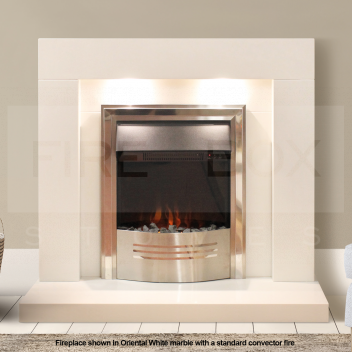 FPB1016 Banwell Fireplace (ADVISE MARBLE COLOUR CHOICE) <!DOCTYPE html>
<html lang=\"en\">
<head>
<meta charset=\"UTF-8\">
<title>Banwell Fireplace</title>
</head>
<body>
<div id=\"product-description\">
<h1>Banwell Fireplace</h1>
<p>Experience the warmth and elegance of the Banwell Fireplace, the perfect centerpiece for your living space. With its customizable marble color choices, this fireplace provides both functionality and a touch of luxury to your home. Please advise on your preferred marble color when ordering.</p>

<ul>
<li>Customizable Marble Color - Choose from a variety of marble colors to match your interior decor</li>
<li>Timeless Design - Classic elegance that fits both contemporary and traditional interiors</li>
<li>Durable Construction - Made with high-quality materials ensuring longevity and durability</li>
<li>Easy to Install - Simple installation process without the need for extensive renovation work</li>
<li>Efficient Heating - Provides ample warmth, making it a functional addition to any room</li>
<li>Maintenance Friendly - Easy to clean and maintain for a consistently pristine appearance</li>
<li>Dimensions - Suitable for a range of room sizes with customization options available</li>
<li>Eco-Friendly - Offers a sustainable heating solution with minimal environmental impact</li>
<li>Safety Features - Includes safety barriers and heat-proof materials for peace of mind</li>
<li>Accessories Included - Comes with essential accessories for operation and maintenance</li>
</ul>
</div>
</body>
</html> Banwell fireplace, marble color options, fireplace design, home heating, interior decor