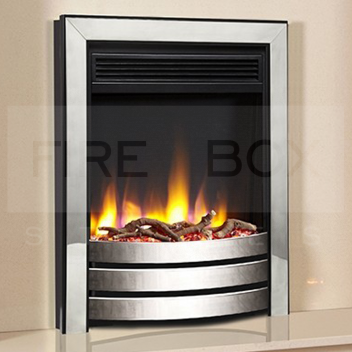 SBF0047 Celsi Ultiflame VR Designer Electric Fire, Silver/Black <!DOCTYPE html>
<html lang=\"en\">
<head>
<meta charset=\"UTF-8\">
<title>Celsi Ultiflame VR Designer Electric Fire</title>
</head>
<body>
<h1>Celsi Ultiflame VR Designer Electric Fire, Silver/Black</h1>
<p>Experience the warmth and visual delight of the Celsi Ultiflame VR Designer Electric Fire. This stunning electric fire provides an eye-catching centerpiece for any room, combining cutting-edge technology with contemporary design.</p>

<ul>
<li>Virtual flame - Realistic flame effect without the risks associated with a traditional fireplace</li>
<li>Contemporary design - Sleek silver/black finish that complements modern interiors</li>
<li>Customizable settings - Variable flame dimmer with three settings to create the perfect ambiance</li>
<li>Remote control - Convenience of adjusting settings from anywhere in the room</li>
<li>Energy-efficient LED technology - Reduces running costs and environmental impact</li>
<li>Thermostatic control - Maintains a consistent room temperature for comfort</li>
<li>Easy installation - No chimney or flue required, suitable for flat wall installation</li>
<li>Safe for use - No emissions and cool to the touch glass front</li>
<li>Part of the Ultiflame VR range - Incorporating cutting-edge Virtual Reality flame design</li>
</ul>

<p>Transform your living space with the elegance and advanced functionality of the Celsi Ultiflame VR Designer Electric Fire. Enjoy the cozy atmosphere without the hassle of traditional fireplaces.</p>
</body>
</html> Celsi Ultiflame VR, Designer Electric Fire, Silver Electric Fireplace, Black Electric Fire, Modern Electric Fireplace