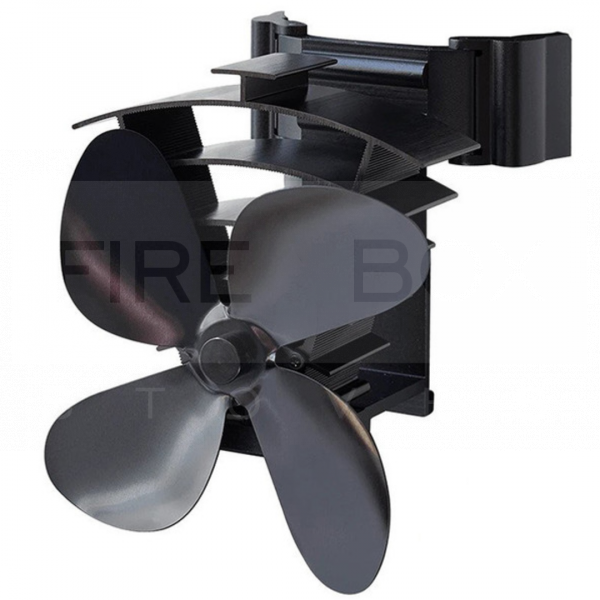 Remora Flue Pipe Fan, Black Blade - FD8038