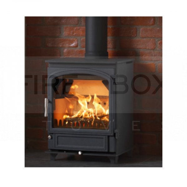 Purevision Heritage HPV WIDE Multifuel Stove, Curved Door, 5kW - SPV1137