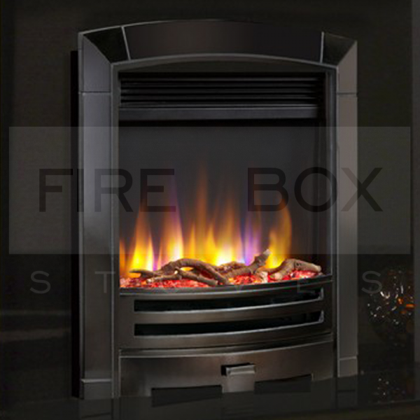 Celsi Ultiflame VR Decadence Electric Fire, Black Nickel - SBF0053