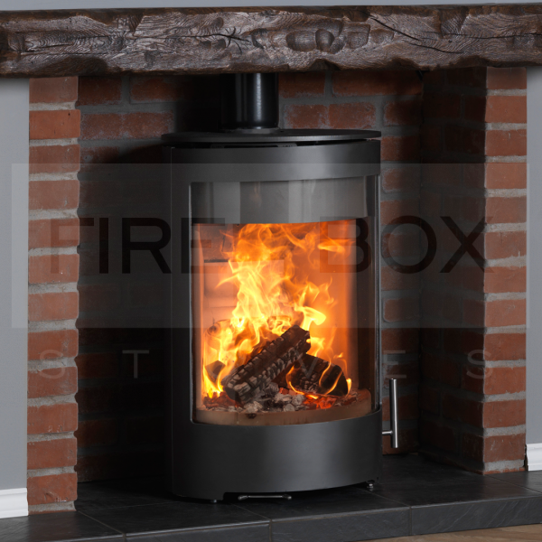 Purevision PVR Multifuel Cylinder Stove, Grey, 5kW - SPV1300