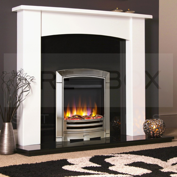 Celsi Ultiflame VR Decadence Electric Fire, Silver - SBF0051