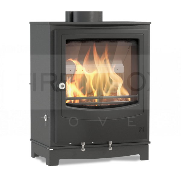 Arada Farringdon Small Eco, Black, 4.9kW Wood Burning Stove - SAA8005
