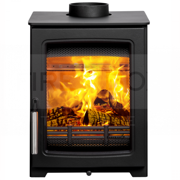 Parkray Aspect 4 Eco Wood Stove, Stainless Steel Handle Standard Glass - SPR1404